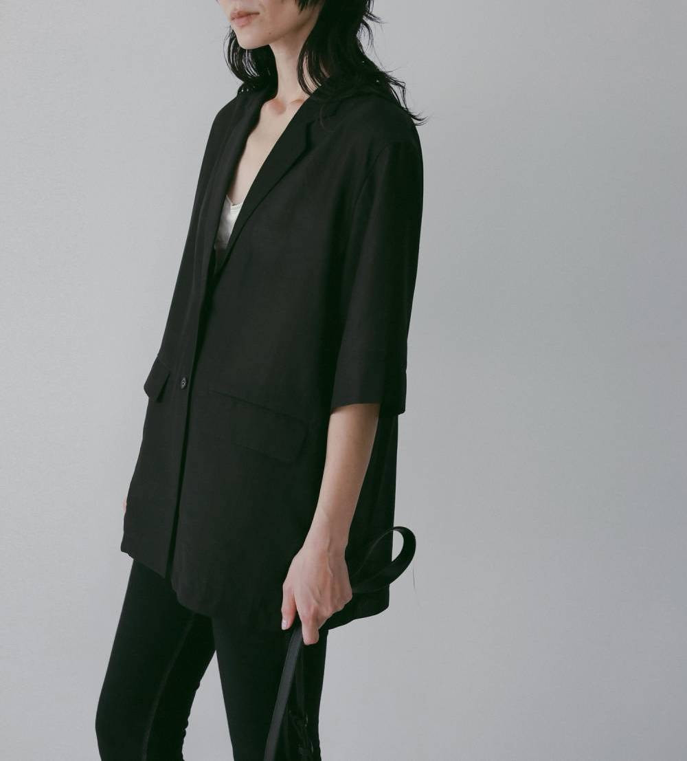 anuke（アンヌーク） Sheer Halfsleeve Jacket 即日発送 : RAPTURE