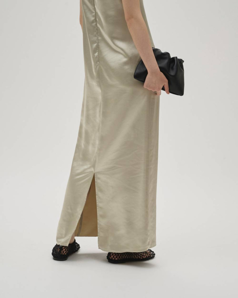 TODAYFUL SALE トゥデイフル Squareneck Satin Dress 即日発送