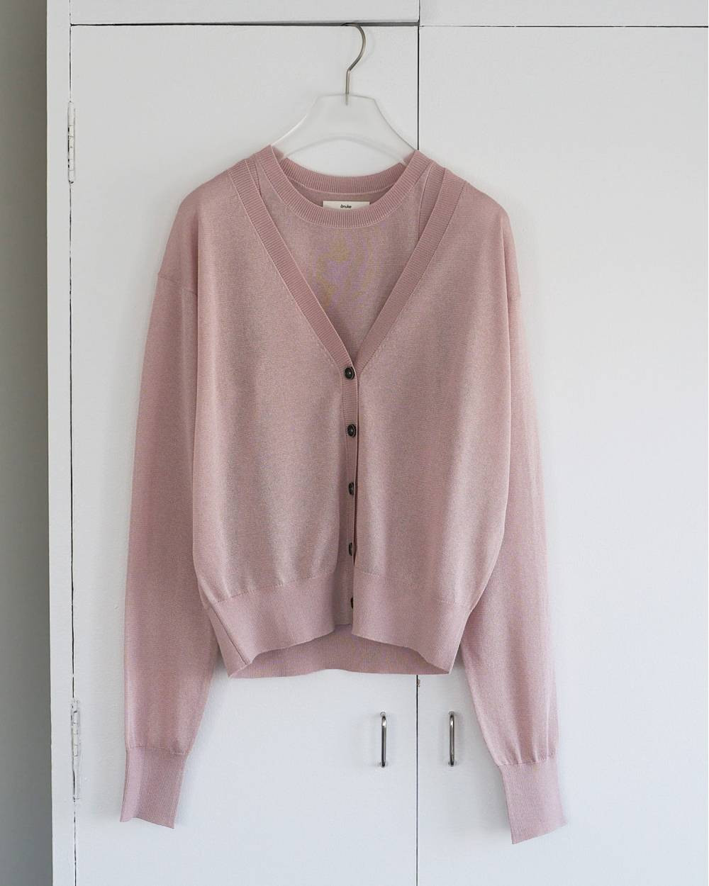 anuke アンヌーク カシュクールニットカーディガン anuke Cachecoeur Knit Cardigan カシュクールニットカーディガン