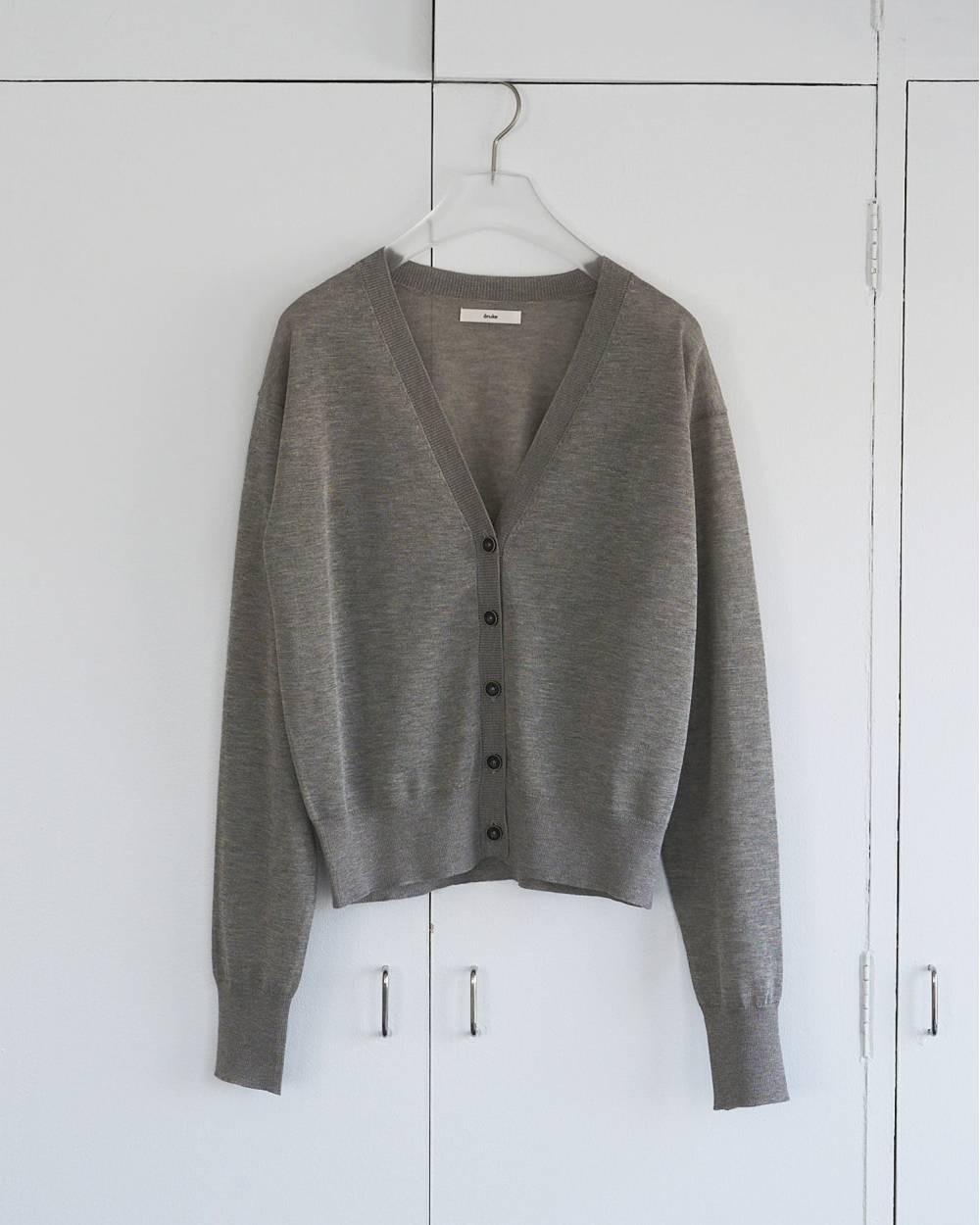 anuke（アンヌーク） Highgauge Sheer Cardigan 即日発送 : RAPTURE