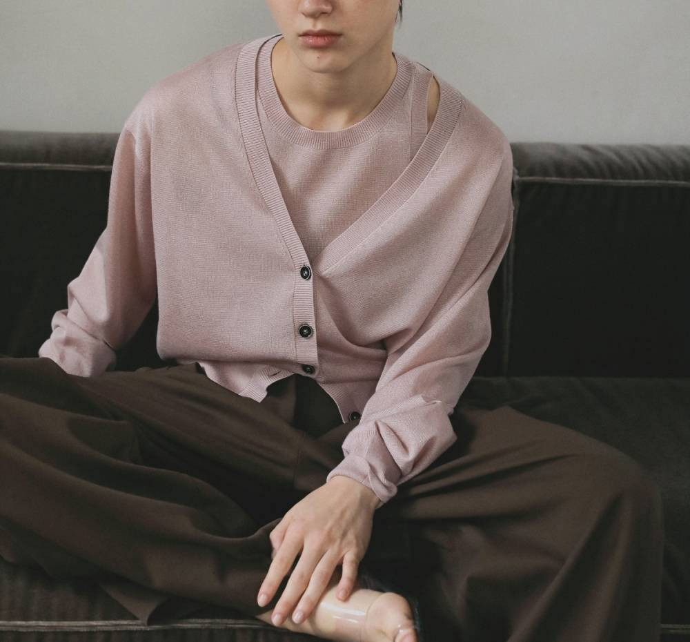 anuke（アンヌーク） Highgauge Sheer Cardigan 即日発送 : RAPTURE