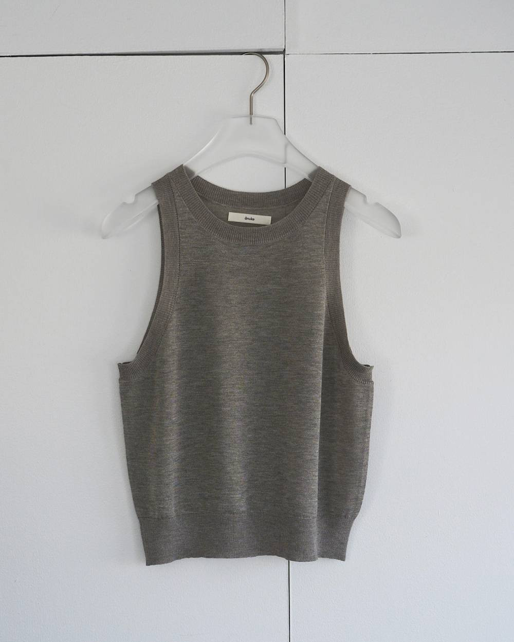 ANUKE アンヌーク Highgauge Sheer Tanktop 　即日発送の画像