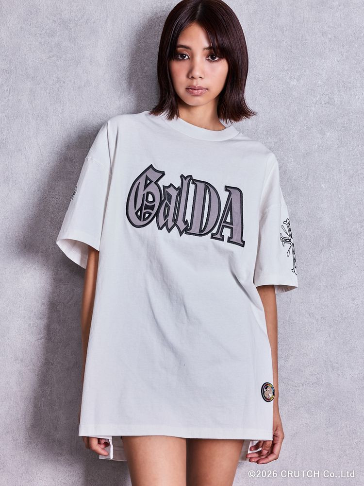 GYDA（ジェイダ） GYDA×GALFY BACK LOGO BIG Tシャツ 即日発送