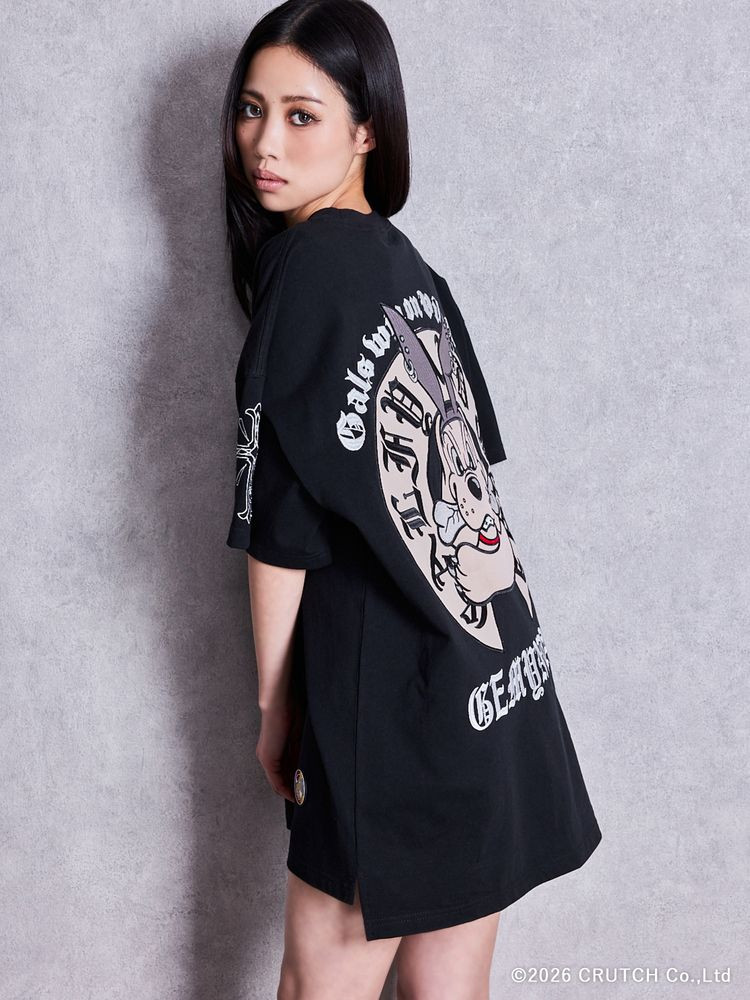 GYDA（ジェイダ） GYDA×GALFY BACK LOGO BIG Tシャツ 即日発送