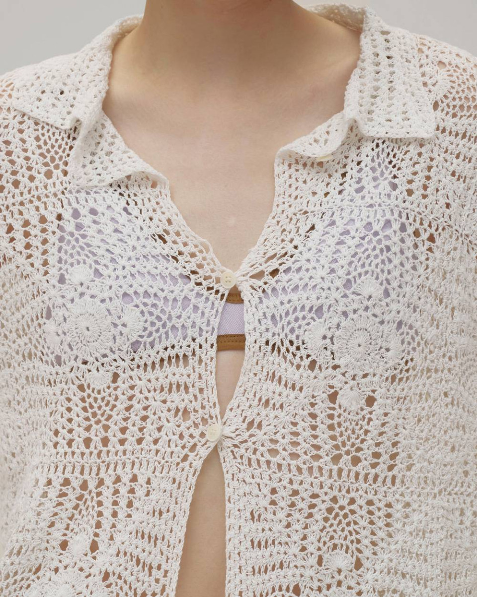 TODAYFUL トゥデイフル Crochet Lace Shirts 即日発送 : RAPTURE