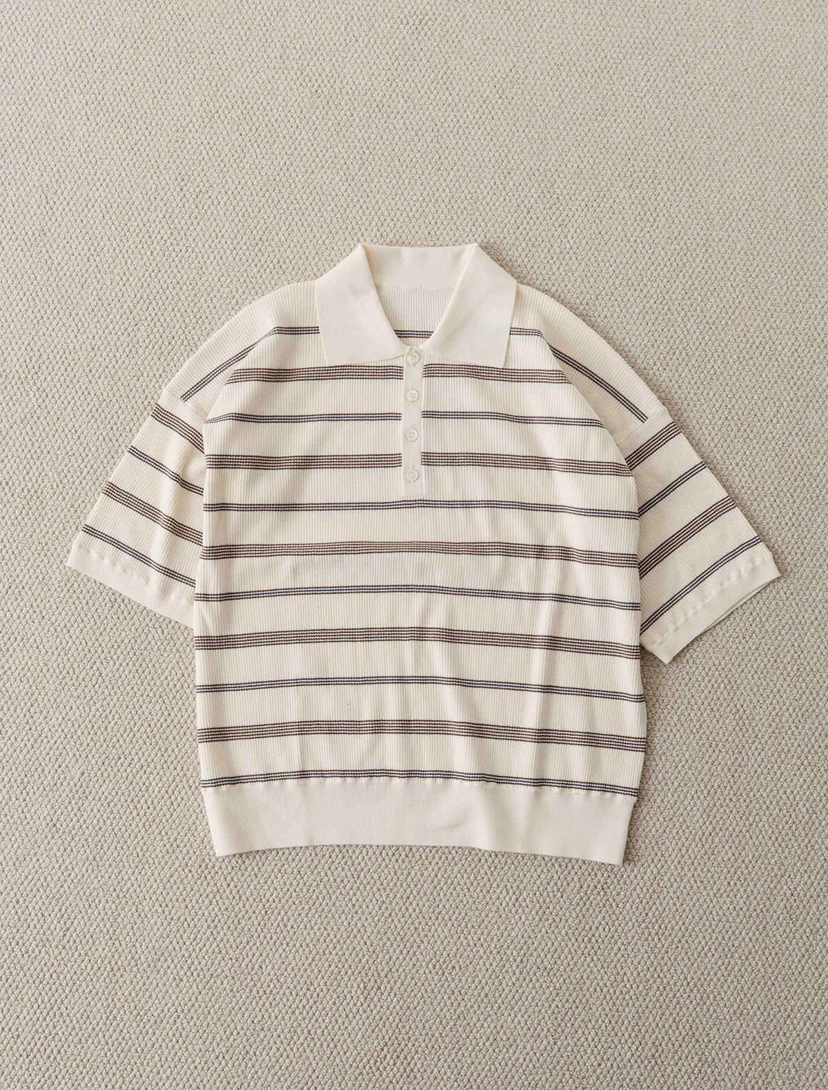 CREDONA（クレドナ） MULCH BORDER KNIT POLO 即日発送 : RAPTURE
