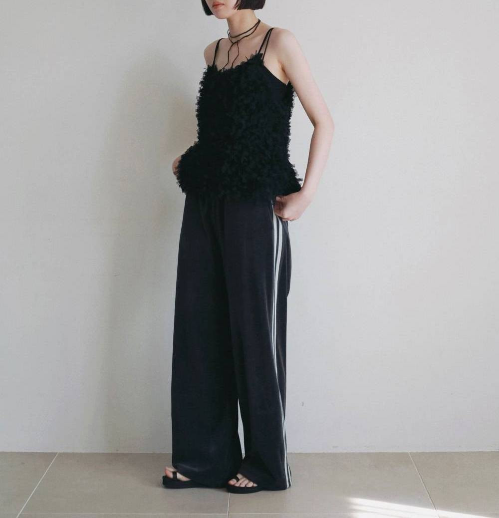 anuke（アンヌーク） Velour Track Pants 即日発送 : RAPTURE - 通販
