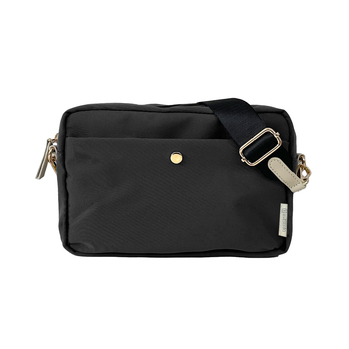 サコッシュ ショルダーバッグ ミニ　軽量 2WAY ブラック GISELLE ショルダーバッグ レディース 軽い ナイロン ミニショルダー