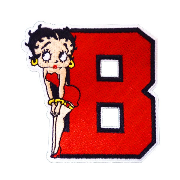 ベティー ブープ キャラクター ワッペン 刺繍 アイロン アップリケ Betty Boop アメリカン雑貨 ベティ ベティちゃん メール便可｜rareleak｜06