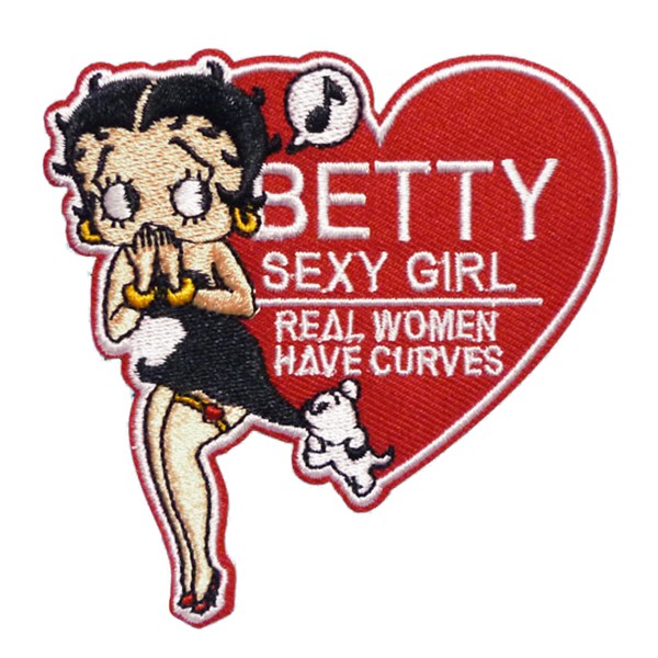 ベティー ブープ キャラクター ワッペン 刺繍 アイロン アップリケ Betty Boop アメリカン雑貨 ベティ ベティちゃん メール便可｜rareleak｜10