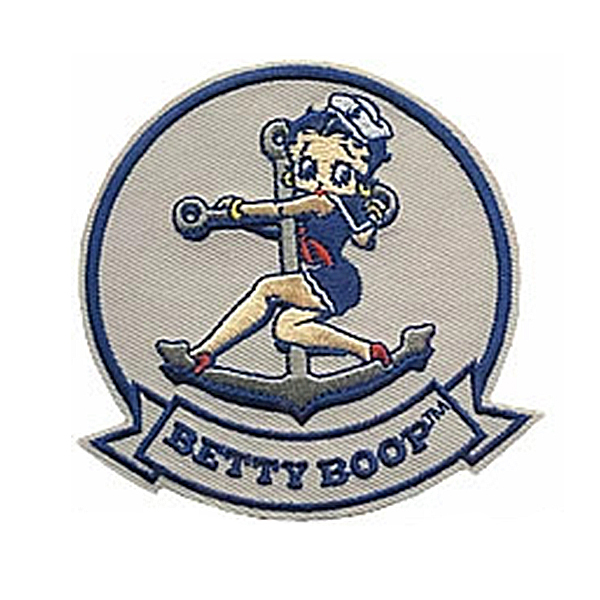 ベティー ブープ キャラクター ワッペン 刺繍 アイロン アップリケ Betty Boop アメリカン雑貨 ベティ ベティちゃん メール便可