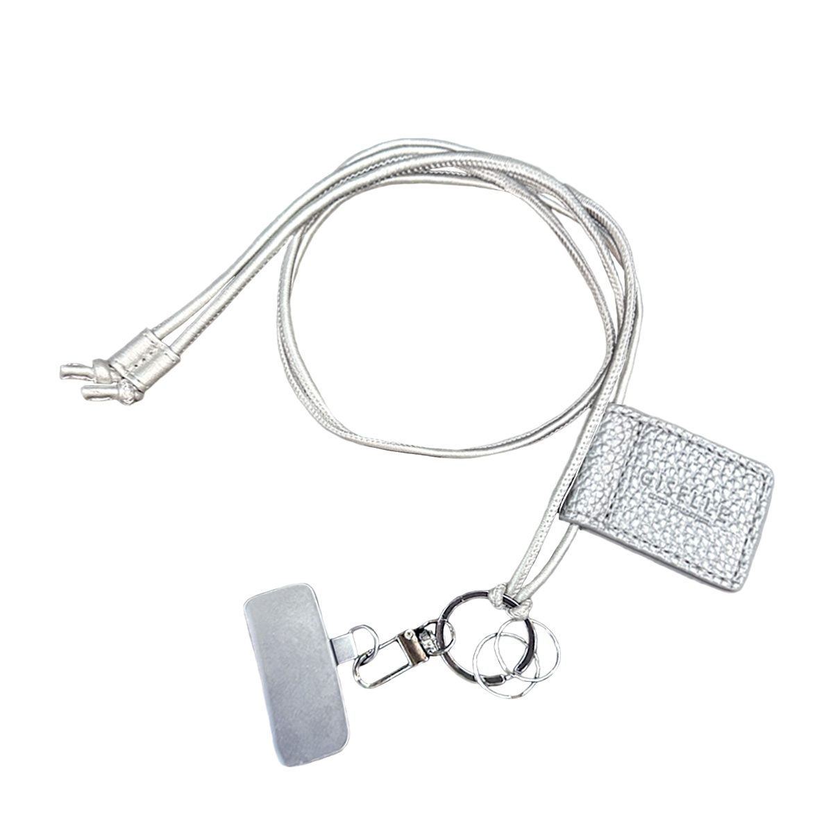 スマホ ショルダーストラップ 携帯 肩掛け クリップ付き 斜め掛け 首