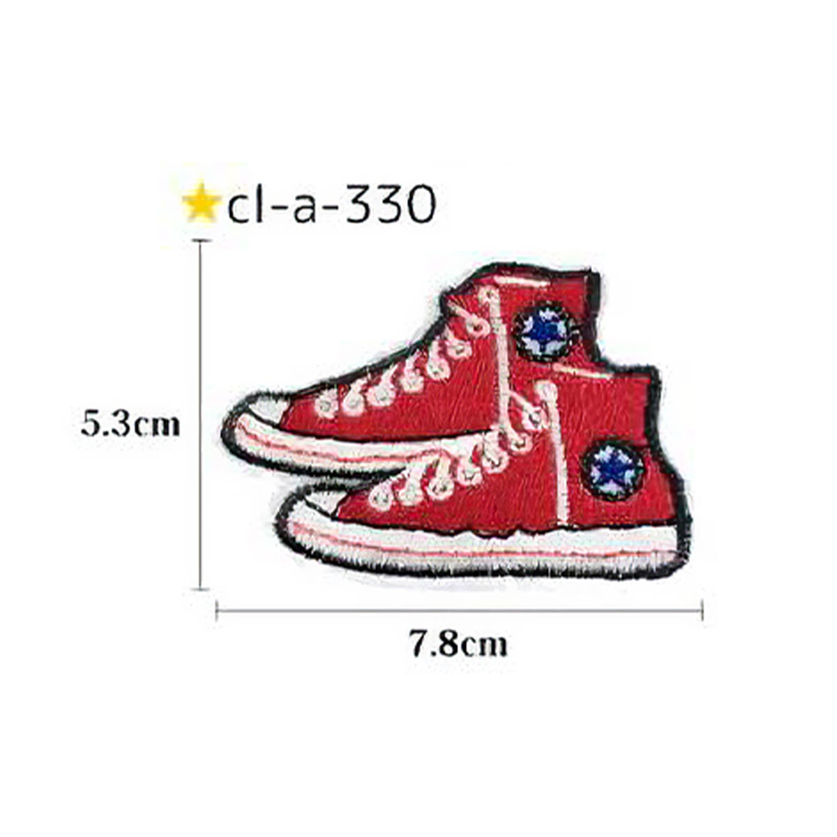 スニーカー ワッペン 刺繍 アイロン おしゃれ かわいい アップリケ