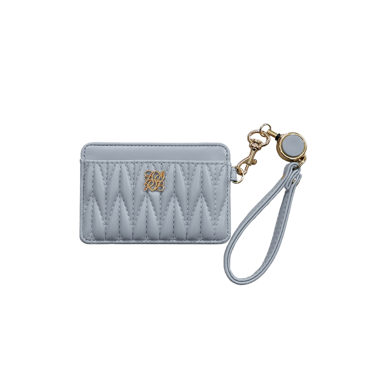 GISELLE パスケース リール付き 定期入れ レディース icカード 2枚