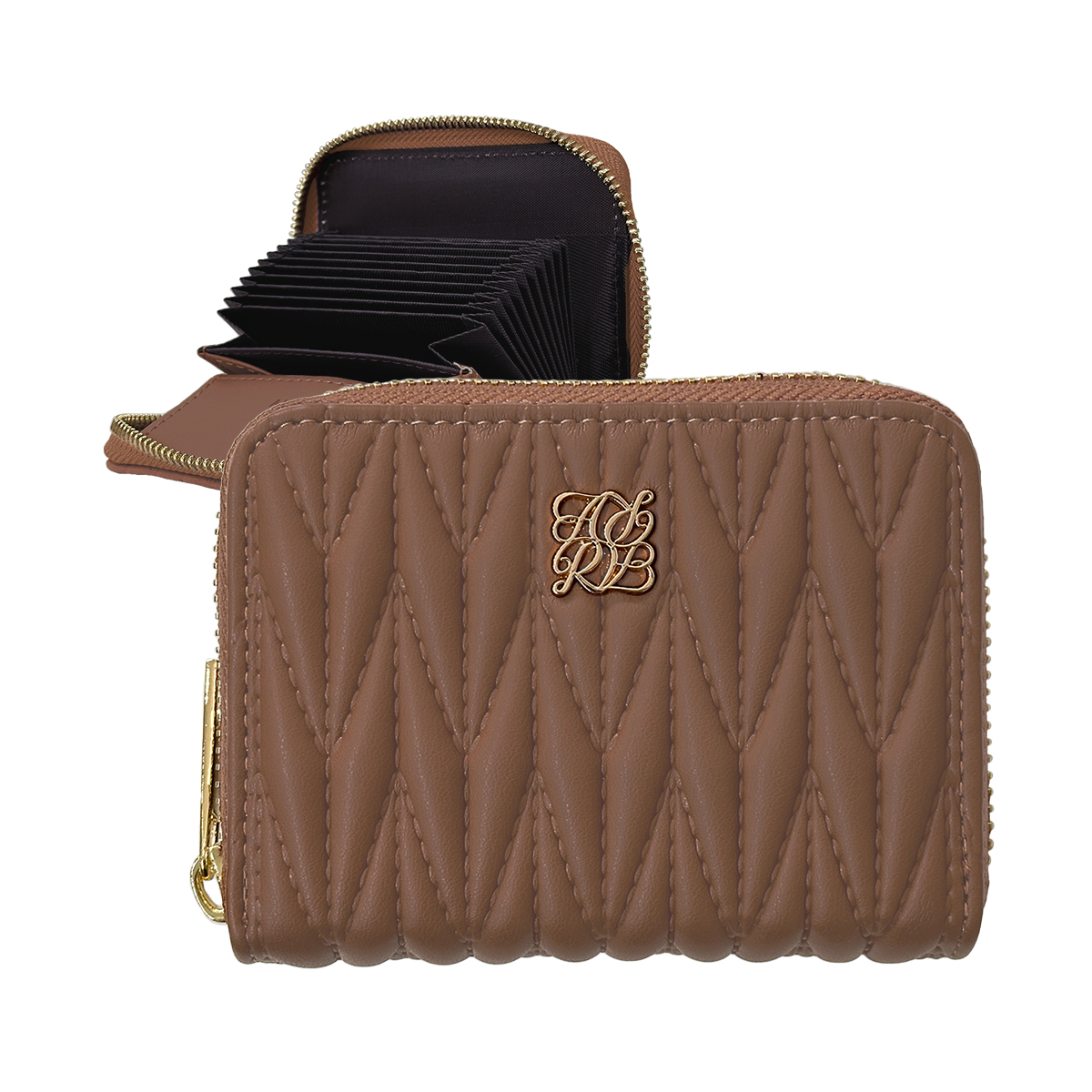 GISELLE ミニ財布 レディース 二つ折り コンパクト 小さめ 大容量