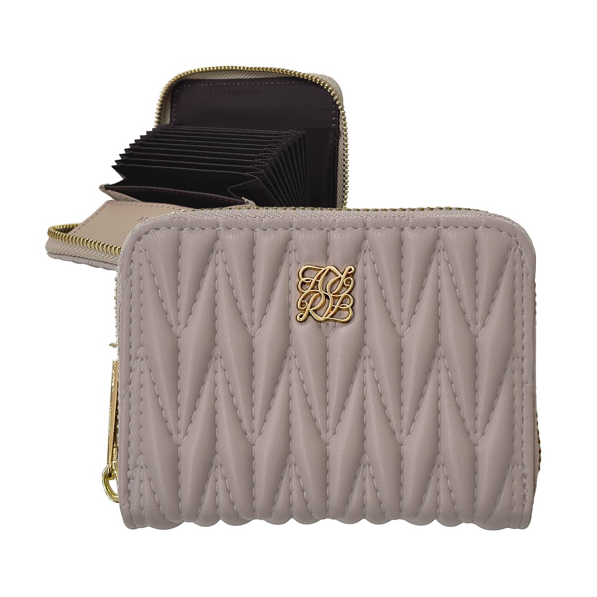 GISELLE ミニ財布 レディース 二つ折り コンパクト 小さめ 大容量