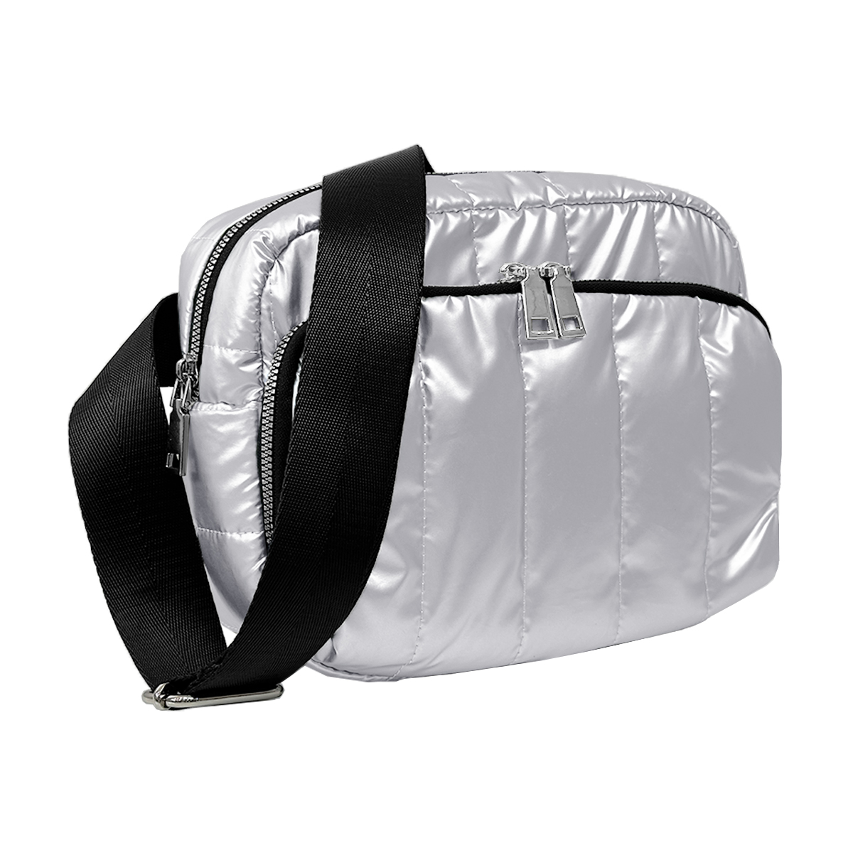 ショルダーバッグ レディース 大容量 斜めがけ 軽量 お財布ショルダー ボディバッグ キルティング ナイロン 撥水 仕切り 割れないミラー付き 爆買 | GISELLE | 02