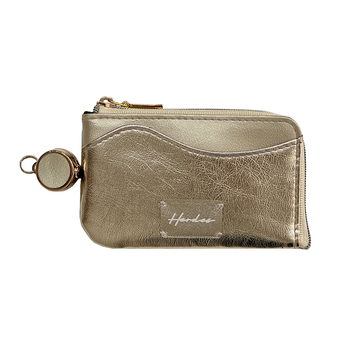 キーケース キーポーチ スマートキー対応 リール付 ポーチ 小物入れ コンパクト カードケース レディース チェーン パスケース マルチケース キーカバー | GISELLE | 02