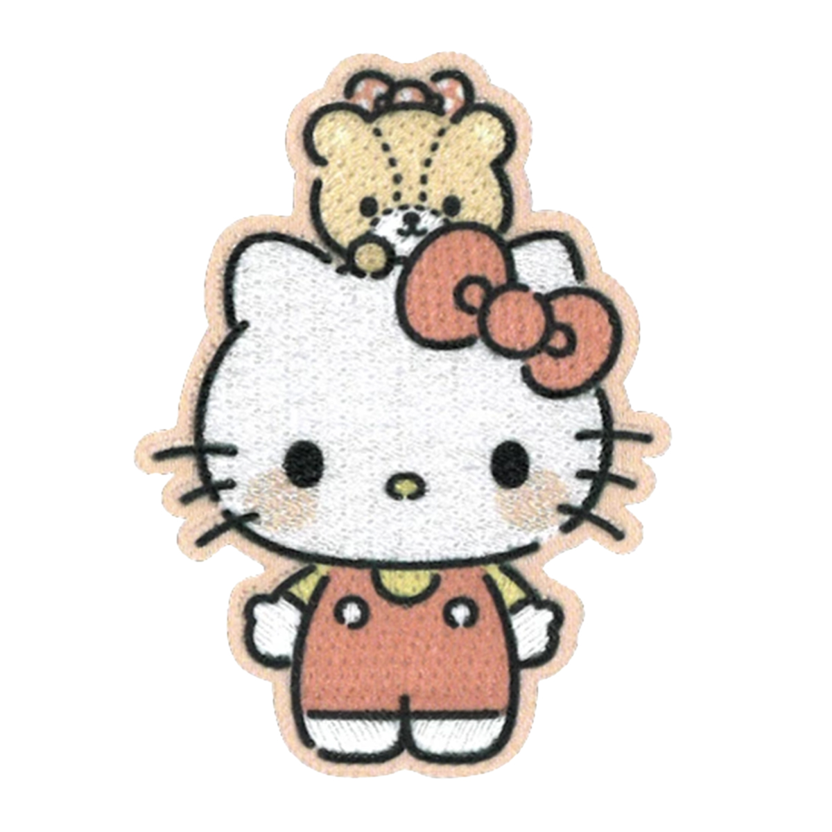 サンリオキャラクター雪だるまバンク ハローキティ＆ポムポムプリン　2001 ワッペン ハローキティ マイメロディ ポムポムプリン