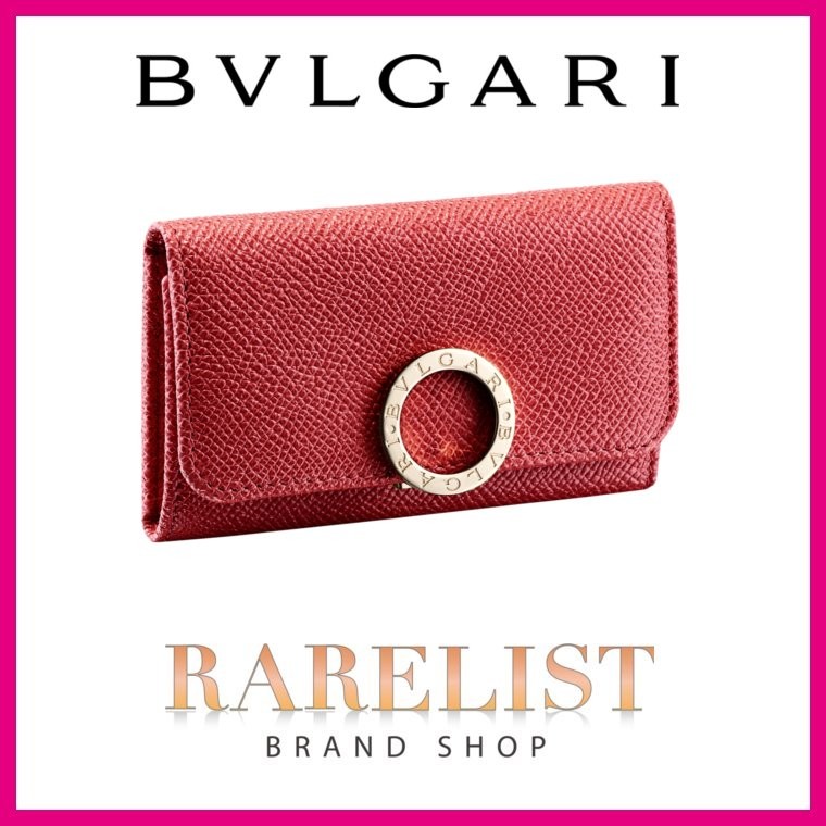 ブルガリ BVLGARI キーケース キーホルダー 新作 ルビーレッド レッド