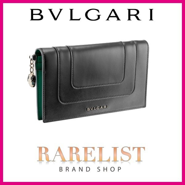 ブルガリ BVLGARI 財布 長財布 スマホケース 二つ折り ２つ折り ブラック 黒 ゴールド レザー 本革 セルペンティ スネーク ヘビ  :BVLGARI28170536951280353281296283818283820282751280354281298281620282871280526...