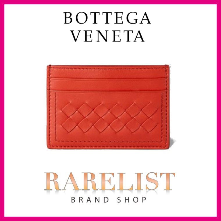 ボッテガヴェネタ BOTTEGA VENETA カードケース 名刺入れ ポピー