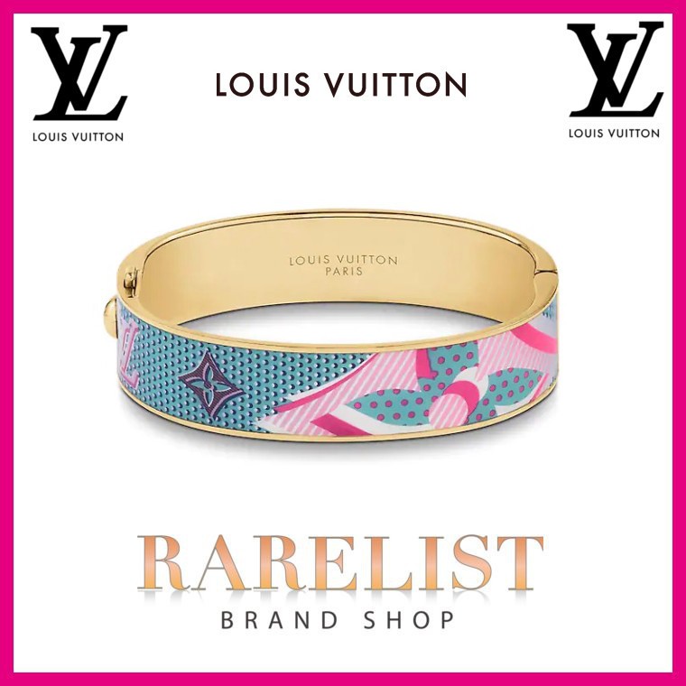 ルイヴィトン Louis Vuitton アクセサリー ブレスレット バングル ゴールド イラスト プリント Louisvuittonm698mm630m613m621mmmmmmmmm698 ブランドショップrarelist 通販 Yahoo ショッピング