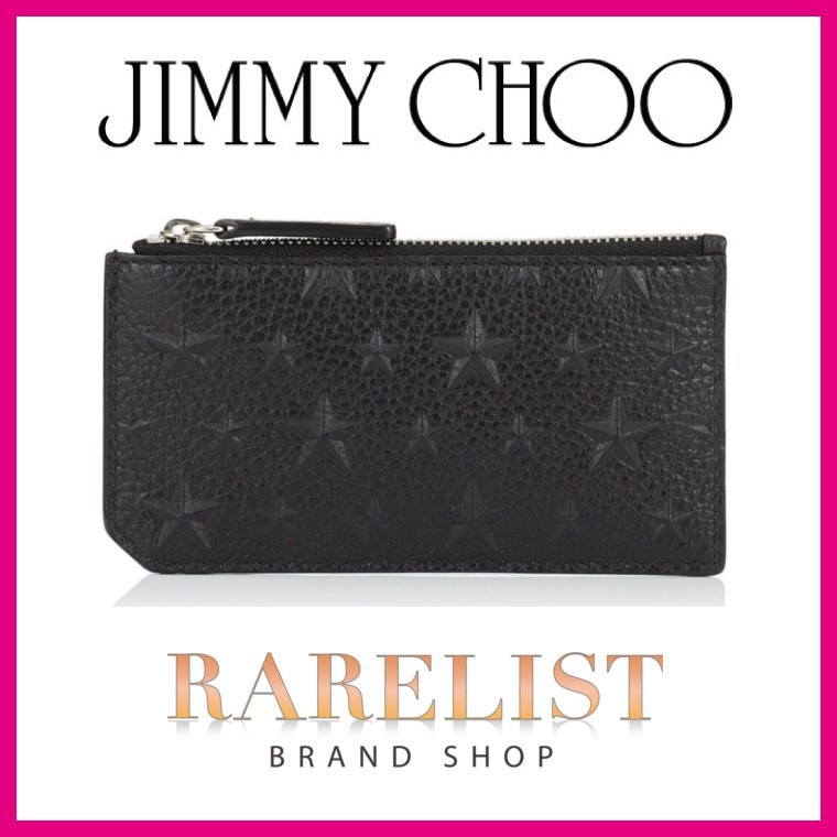 ジミーチュウ JIMMY CHOO カードケース コインケース ブラック