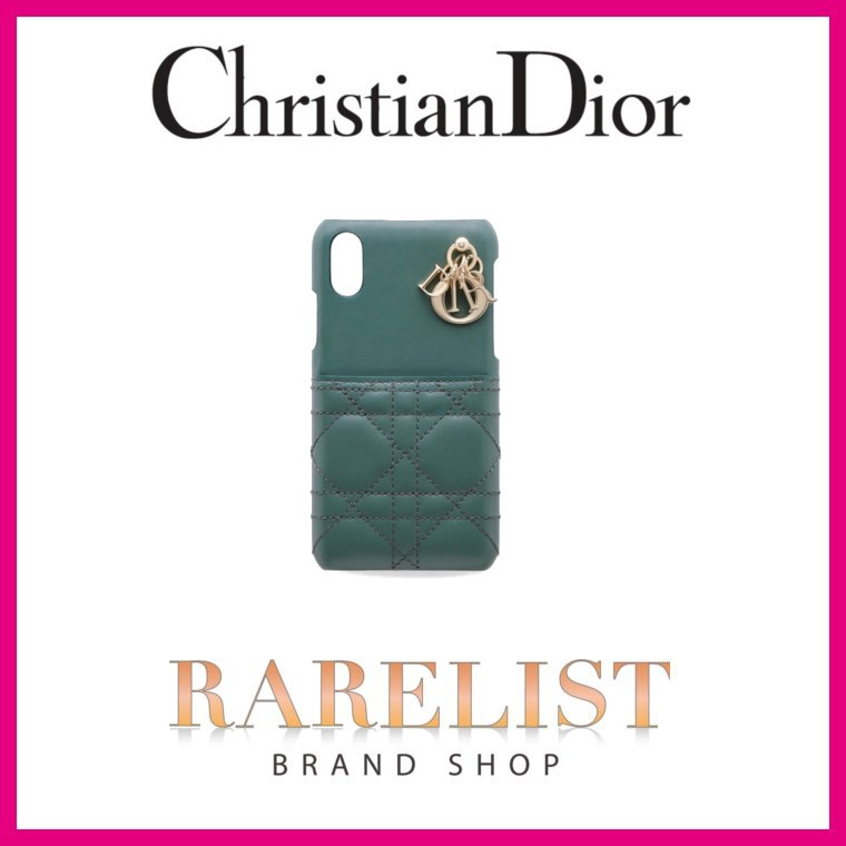 クリスチャン ディオール Christian Dior iPhoneケース アイフォンケース スマホケース エメラルド iPhone X テン  XSにも対応