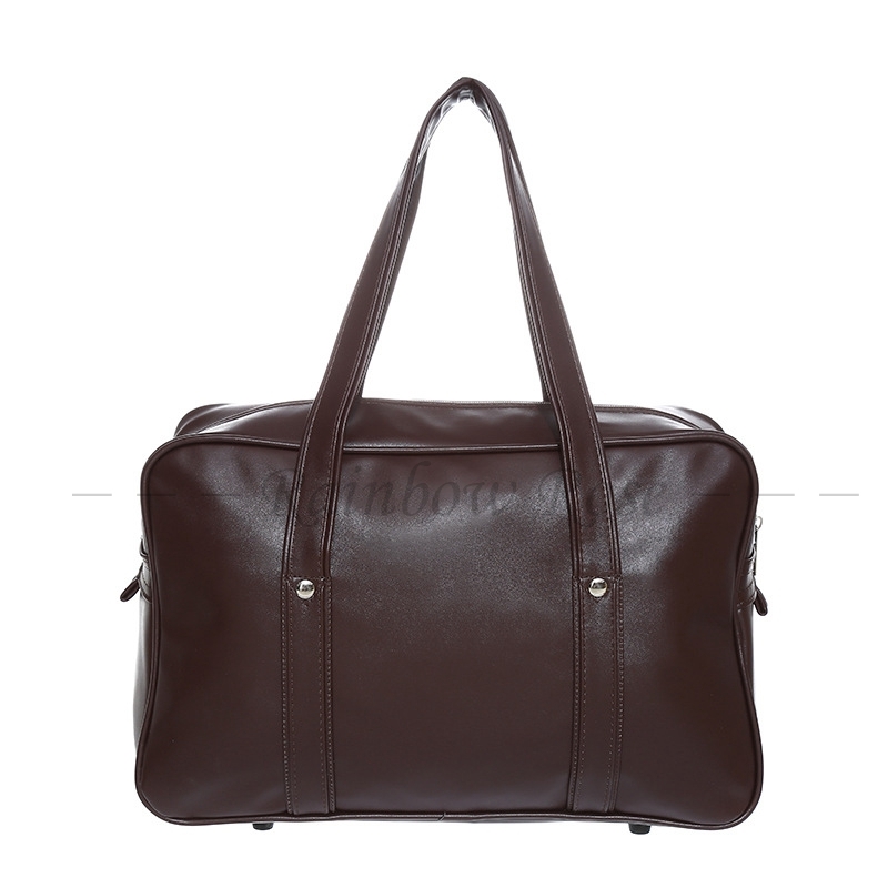 スクールバッグ ユニフォームバッグ 女子 男子 レザー 多機能 手提げバッグ ブラック サブバッグ 大容量 高校生中学生 学生カバン おしゃれ かわいい zxssb2cb Rainbow Rose 通販 Yahoo ショッピング