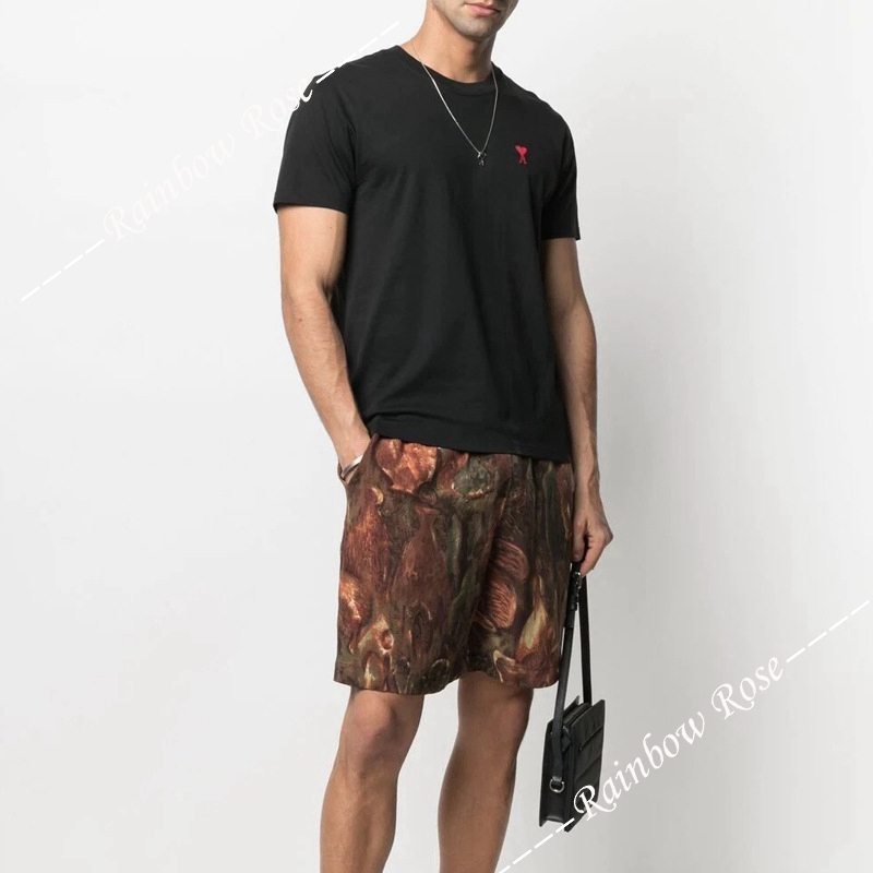 90 Off Ami Paris Tシャツ White シャツ トップス ユニセックス 半袖 春服 夏服 メンズ レディース ブランド カジュアル カップル 送料無料 Aynaelda Com