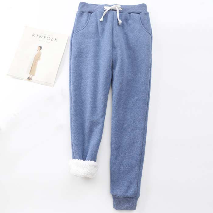 パンツ ロング レディース 裏起毛 黒 秋 冬 おしゃれ かわいい 30代 40代 スウェット ルームウェア 大きいサイズ 極暖 ボア ^b193^ | uricca | 05