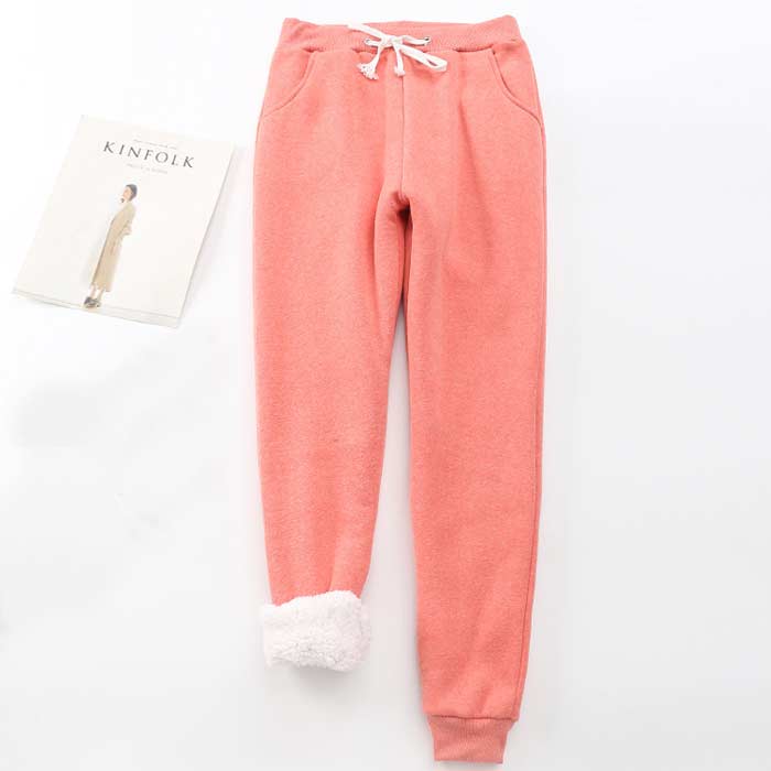 パンツ ロング レディース 裏起毛 黒 秋 冬 おしゃれ かわいい 30代 40代 スウェット ルームウェア 大きいサイズ 極暖 ボア ^b193^ | uricca | 09