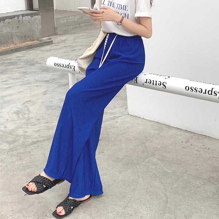 795円 クーポンで！ パンツ ワイドパンツ レディース 秋 冬 白 黒 おしゃれ かわいい 30代 40代 50代 ジャガードパンツ ボトムス エンボス [郵2]^b242^ | uricca | 05