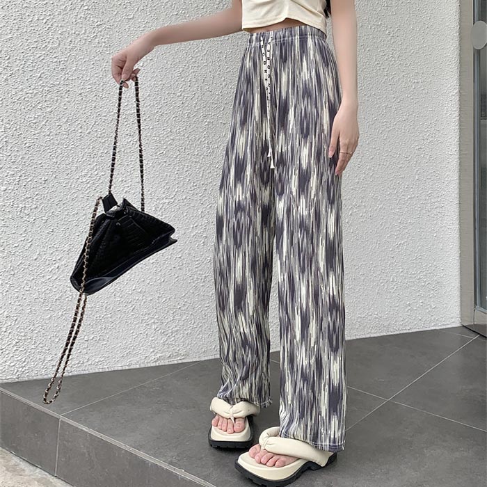 795円 クーポンで！ パンツ ワイドパンツ レディース 秋 冬 白 黒 おしゃれ かわいい 30代 40代 50代 ジャガードパンツ ボトムス エンボス [郵2]^b242^ | uricca | 10