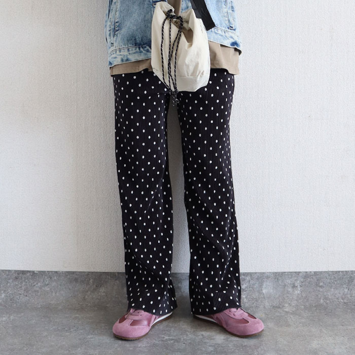 2392円 クーポンで！ パンツ ワイドパンツ ロング レディース 黒 春 夏 秋 冬 おしゃれ かわいい 30代 40代 50代 プリーツ ボトムス [郵3]^b304^ | uricca | 13