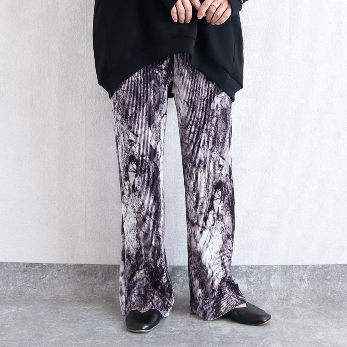 2392円 クーポンで！ パンツ ワイドパンツ ロング レディース 黒 春 夏 秋 冬 おしゃれ かわいい 30代 40代 50代 プリーツ ボトムス [郵3]^b304^ | uricca | 14