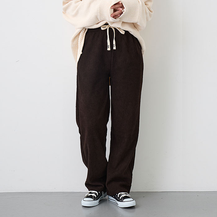 uricca 「995円 特別クーポンで」 裏起毛パンツ ワイドパンツ