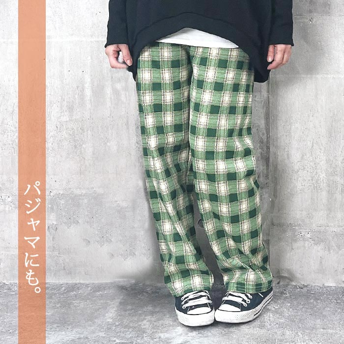 1352円 クーポンで★ パンツ ロング レディース 裏起毛 ボア 秋 冬 黒 白 おしゃれ かわいい 30代 40代 50代 チェック 柄 ボトムス 極暖 [郵3]^b382^ | uricca | 14