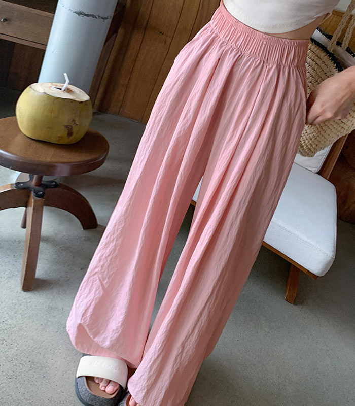 パンツ ワイドパンツ レディース 春 夏 黒 おしゃれ きれいめ イージーパンツ ロング ボトムス [郵3]^b406^ | uricca | 19