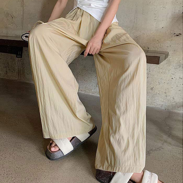 パンツ ワイドパンツ レディース 春 夏 黒 おしゃれ きれいめ イージーパンツ ロング ボトムス [郵3]^b406^ | uricca | 03