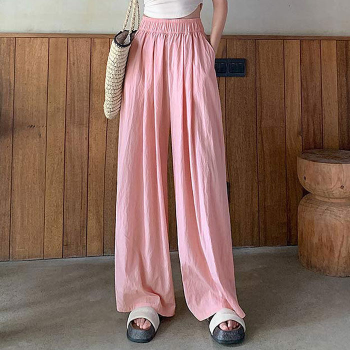 パンツ ワイドパンツ レディース 春 夏 黒 おしゃれ きれいめ イージーパンツ ロング ボトムス [郵3]^b406^ | uricca | 04