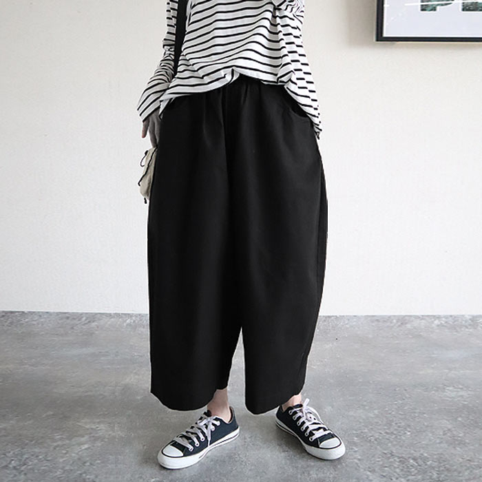パンツ バレルパンツ カーブパンツ ワイドパンツ レディース 春 夏 秋 おしゃれ ボトムス ジョーゼット コットン 綿100 コーデュロイ ウエストゴム [郵3]^b427^ | uricca | 09