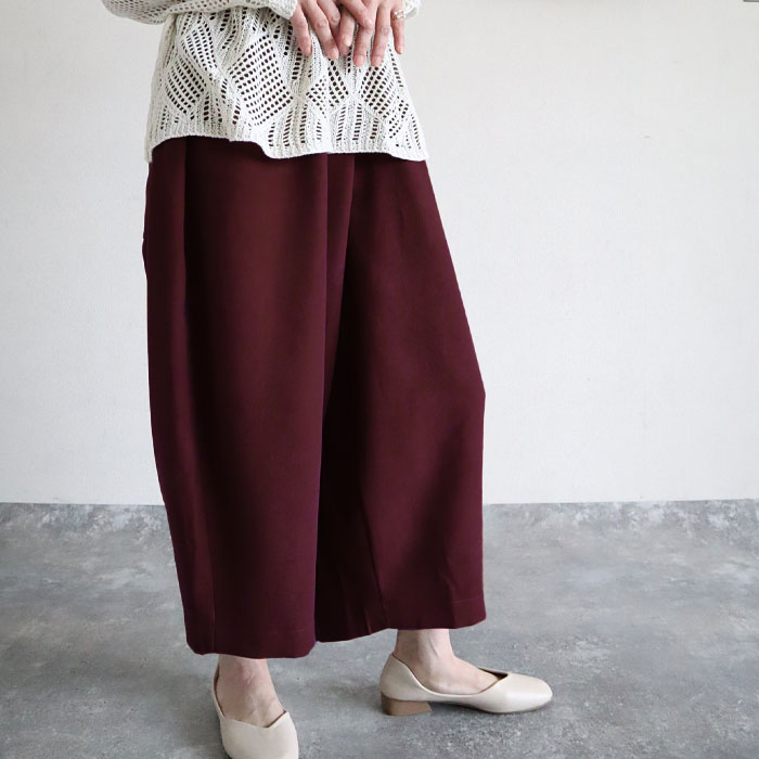 パンツ バレルパンツ ワイドパンツ レディース 春 夏 黒 白 おしゃれ ボトムス ウエストゴム コーデュロイ [郵3]^b427^ | uricca | 08