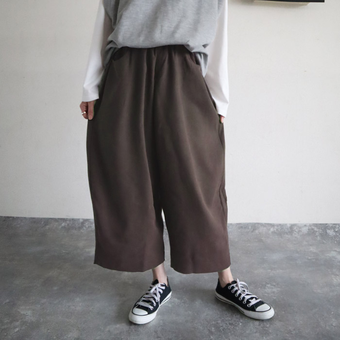 パンツ バレルパンツ ワイドパンツ レディース 春 夏 黒 白 おしゃれ ボトムス ウエストゴム コーデュロイ [郵3]^b427^ | uricca | 06