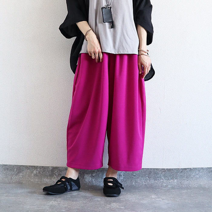ワイドパンツ 夏 レディース ジョーゼット チェック パンツ カーブパンツ 体型カバー ボトムス コットン 綿100 コーデュロイ 美脚 ^b427^送込 | uricca | 09