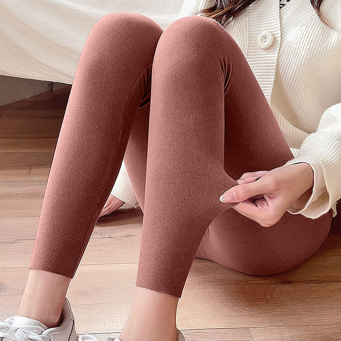 1690円 3点購入クーポンで！ 裏起毛 レギンス パンツ レディース 秋 冬 黒 おしゃれ かわいい 30代 40代 50代 ボア ボトムス 温活 極暖 [郵3]^b429^ | uricca | 07