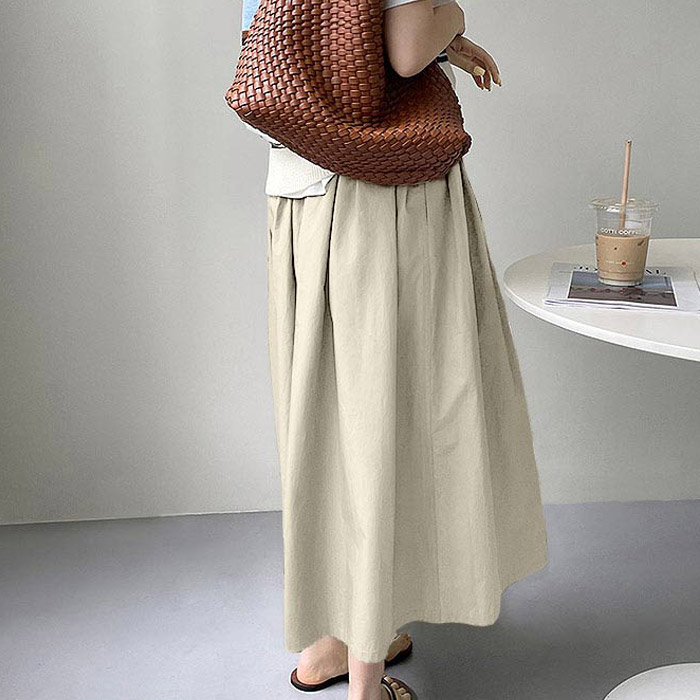 スカート ロング レディース 秋 冬 黒 おしゃれ かわいい 30代 40代 50代 Aライン きれいめ マキシ丈 ギャザー [郵3]^b437^ | uricca | 04