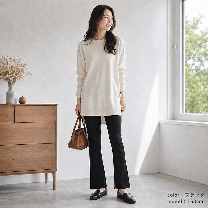 1194円 クーポンで！ パンツ レギンス レギパン レディース ボトムス 春 秋 黒 白 おしゃれ かわいい 30代 40代 50代 リブ 重ね着 [郵1.5]^b448^ | uricca | 17