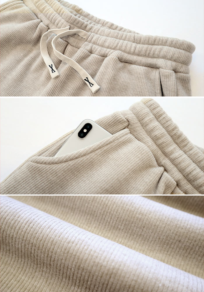 3321円 クーポンで！ パンツ ロング レディース 裏起毛 秋 冬 黒 おしゃれ かわいい 30代 40代 50代 ワイドパンツ ボトムス ボア ストレート リブ 極暖 ^b454n^ | uricca | 16